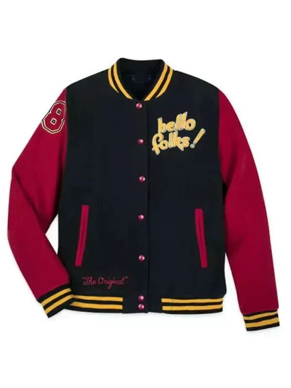 Mickey Mouse and Pluto Varsity Jacket Shopotiny