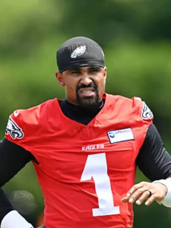 Jalen Hurts Philadelphia Eagles OTA Red Jersey Shopotiny