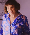 The Roses Olivia Colman Blue Printed Shirt USA Jackets
