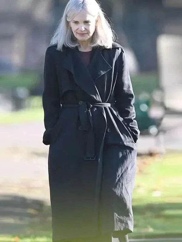 Elizabeth McGovern Talamasca The Secret Order Black Coat Clanton Jacket