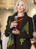 Hannah Waddingham The Woman in Cabin 10 Brown Coat Clanton Jacket