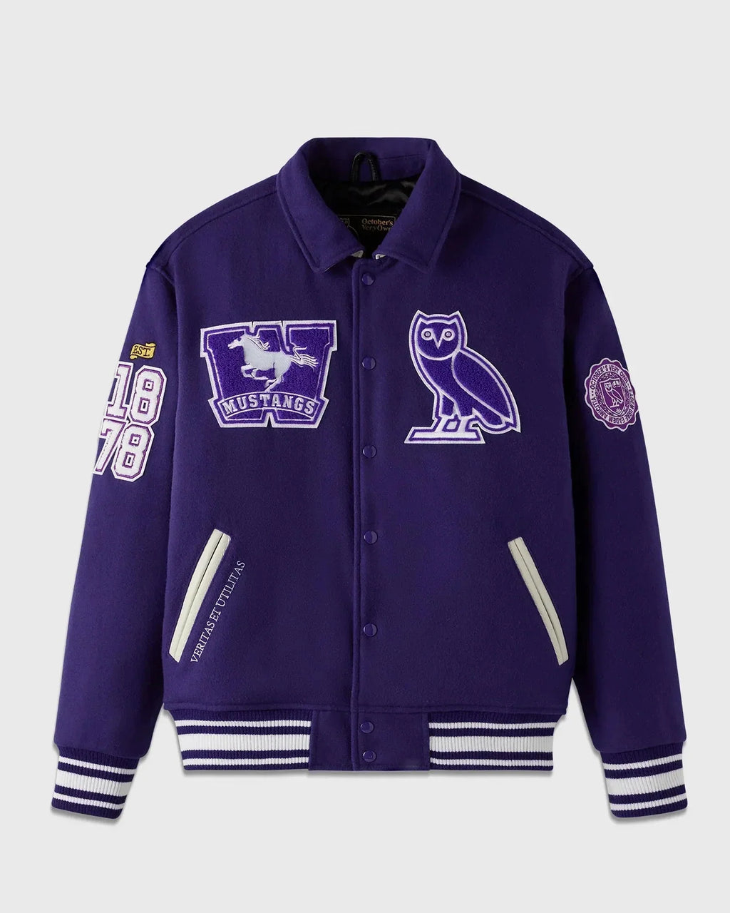 Unisex Western Campus Varsity Jacket Clanton Jacket