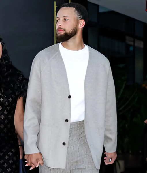Stephen Curry NYC 2025 Cardigan USA Jackets