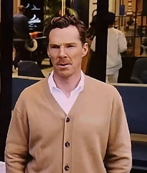 The Roses Benedict Cumberbatch Beige Cardigan USA Jackets