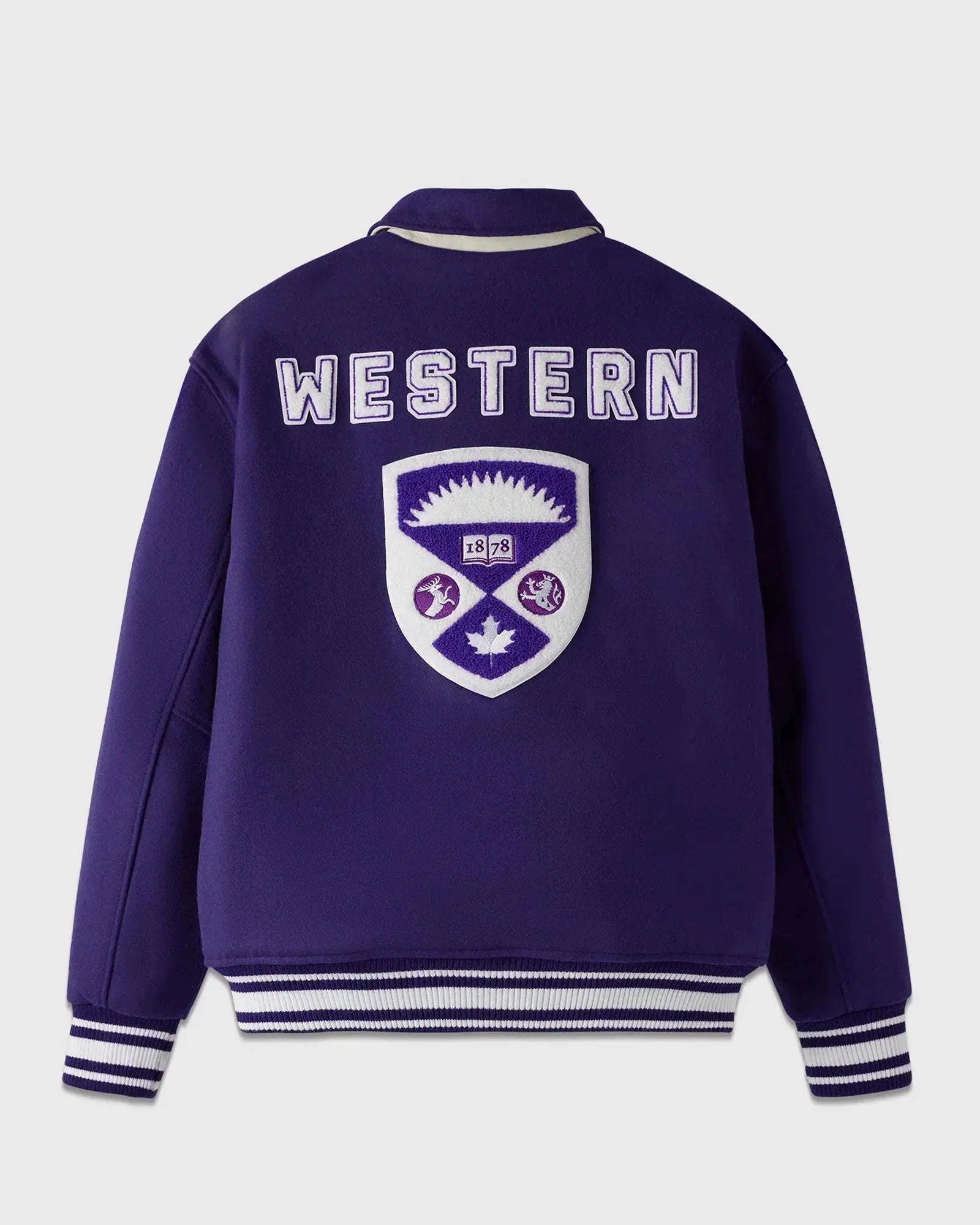 Unisex Western Campus Varsity Jacket Clanton Jacket