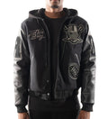 Mens Las Vegas Raiders x The Wild Collective Varsity Jacket WorthVee