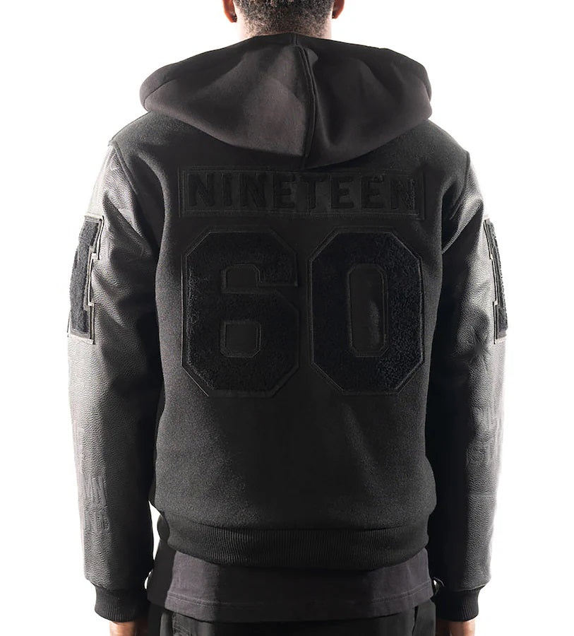 Mens Las Vegas Raiders x The Wild Collective Varsity Jacket WorthVee
