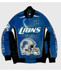 Vintage Detroit Lions Blue Racing Jacket USA Jackets