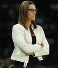 Stephanie White 2025 WNBA Playoffs Semifinal White Jacket USA Jackets