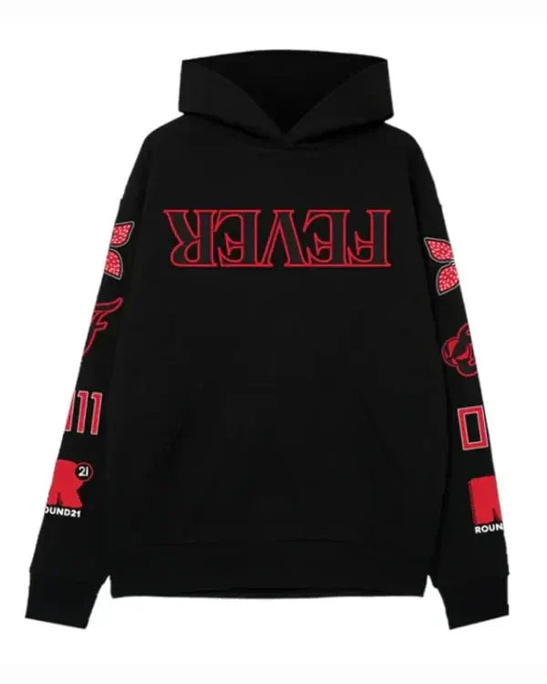 Indiana Fever Stranger Things Parallel Hoodie USA Jackets