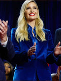 Ivanka Trump Blue Velvet Suit USA Jackets