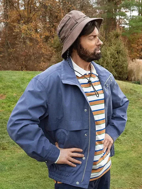 Men’s Happy Gilmore 2 Eminem Blue Cotton Jacket USA Jackets
