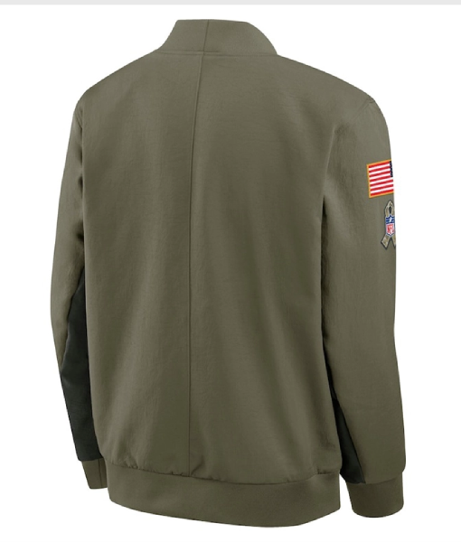 San Francisco 49ers 2025 Salute To Service Bomber Jacket USA Jackets