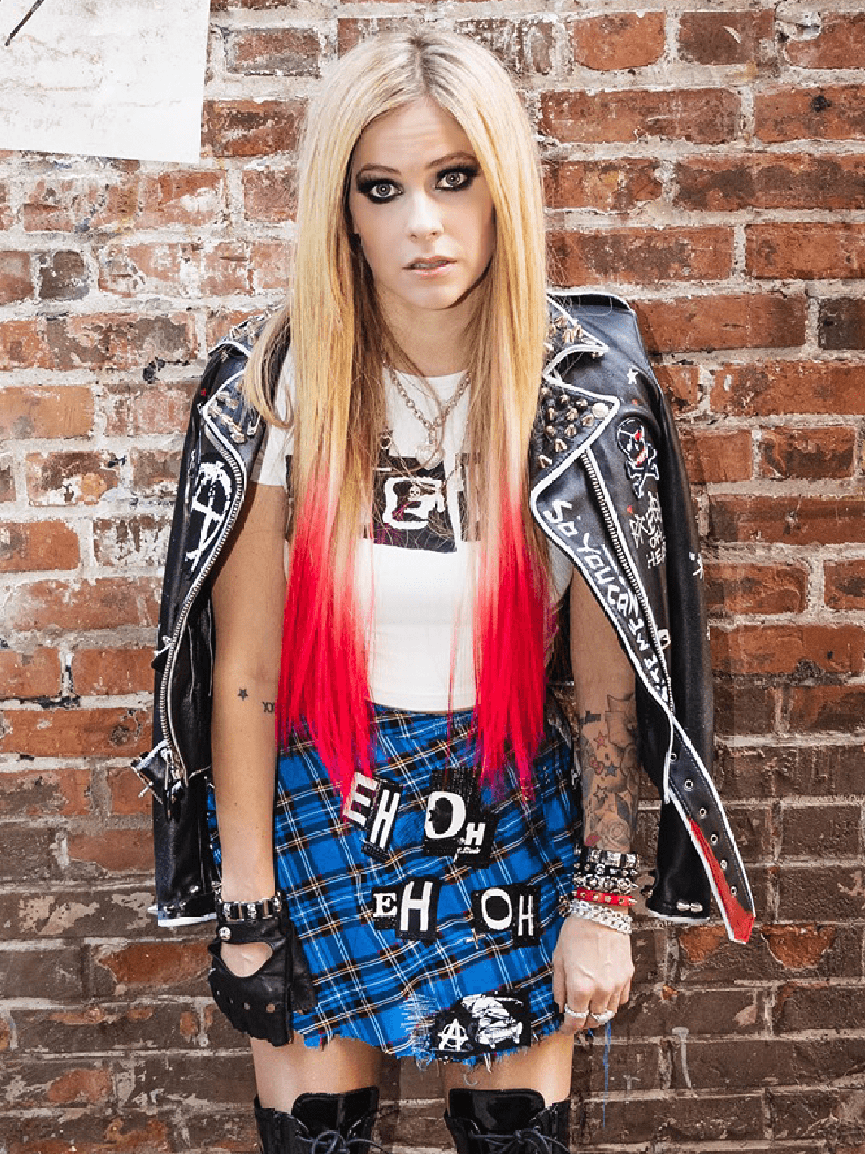 Women’s Avril Lavigne’s Bite Me Leather Jacket USA Jackets