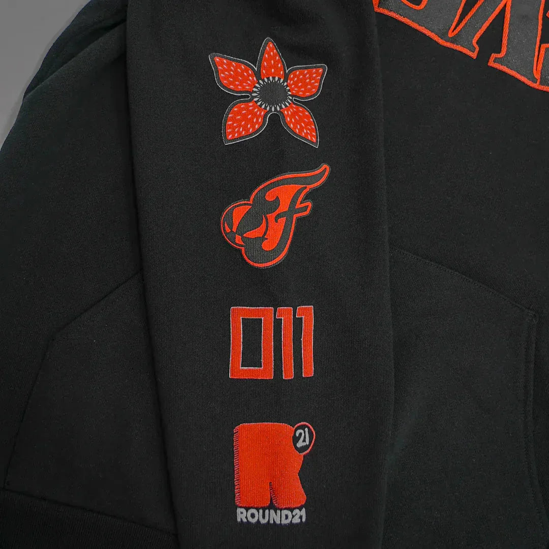 Indiana Fever Stranger Things Parallel Hoodie USA Jackets