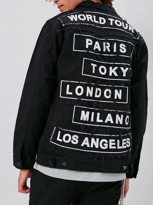 Mens World Tour Denim Jacket Clanton Jacket