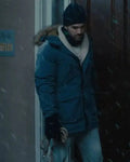 Merv 2025 Charlie Cox Blue Fur Hooded Coat WorthVee
