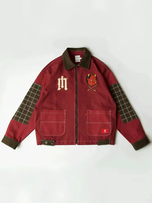Mexican League Diablos Rojos del México Red Denim Jacket Clanton Jacket