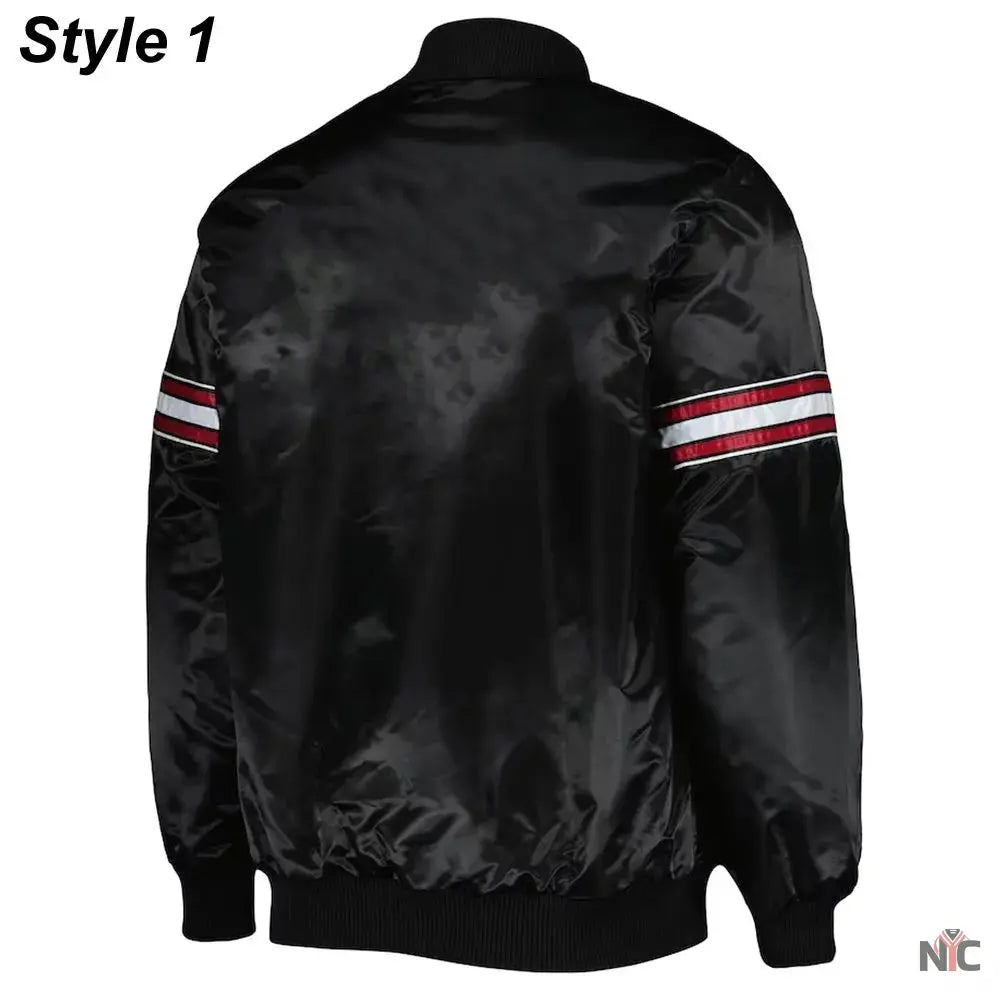 Miami Heat Pick & Roll Full-Snap Satin Jacket Clanton Jacket
