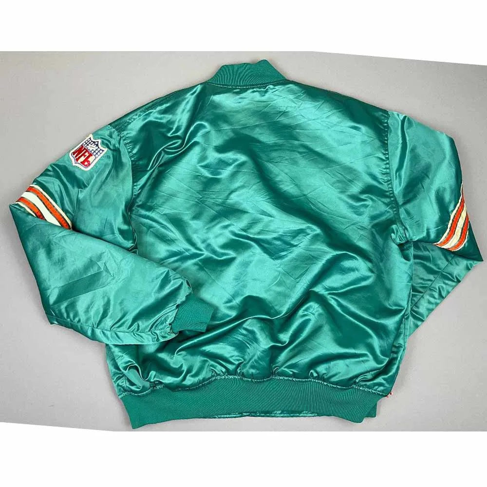 Miami Dolphins 80s Green Jacket Rackup