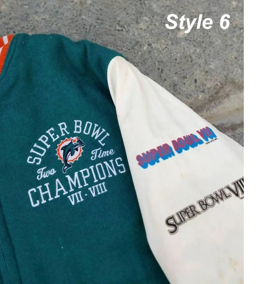 Miami Dolphins Letterman Jacket WorthVee