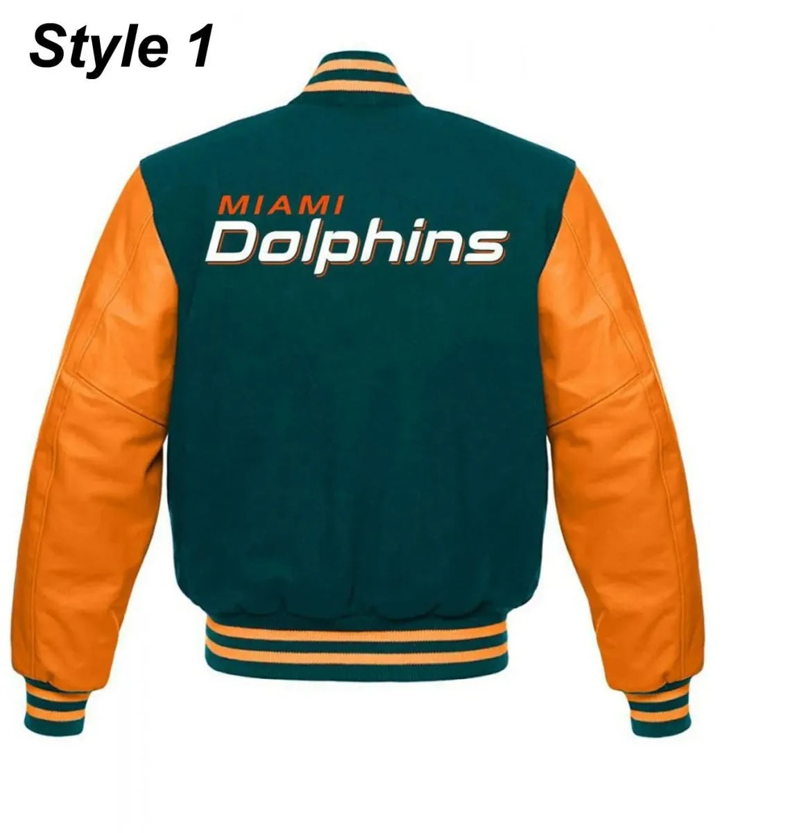 Miami Dolphins Letterman Jacket WorthVee