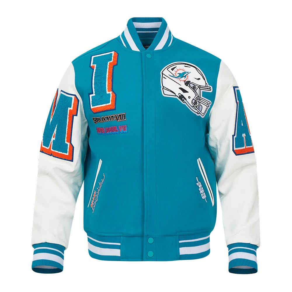 Miami Dolphins Mashup Varsity Jacket WorthVee