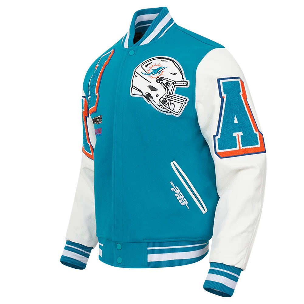Miami Dolphins Mashup Varsity Jacket WorthVee