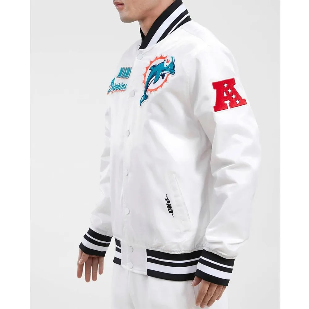Miami Dolphins Retro Classic Rib Jacket WorthVee