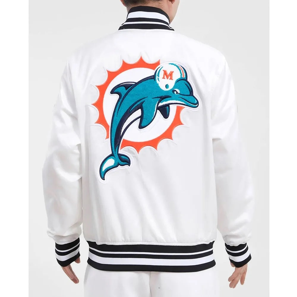 Miami Dolphins Retro Classic Rib Jacket WorthVee