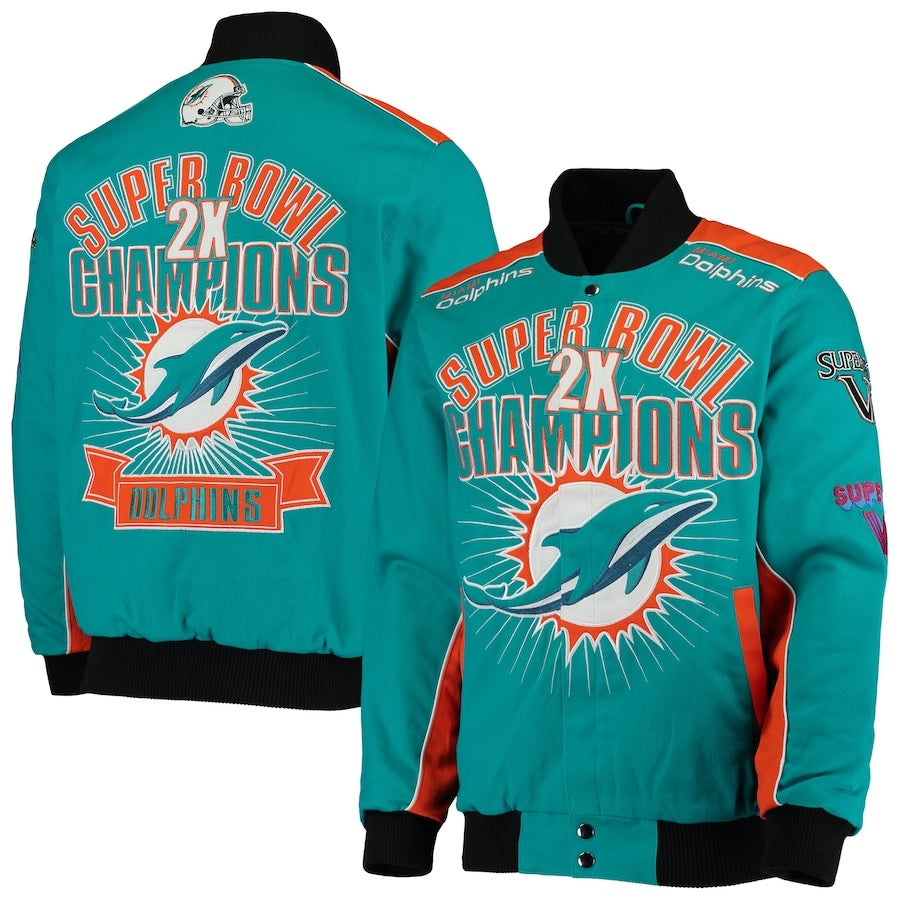 Miami Dolphins Super Bowl Champions Jacket Rackup