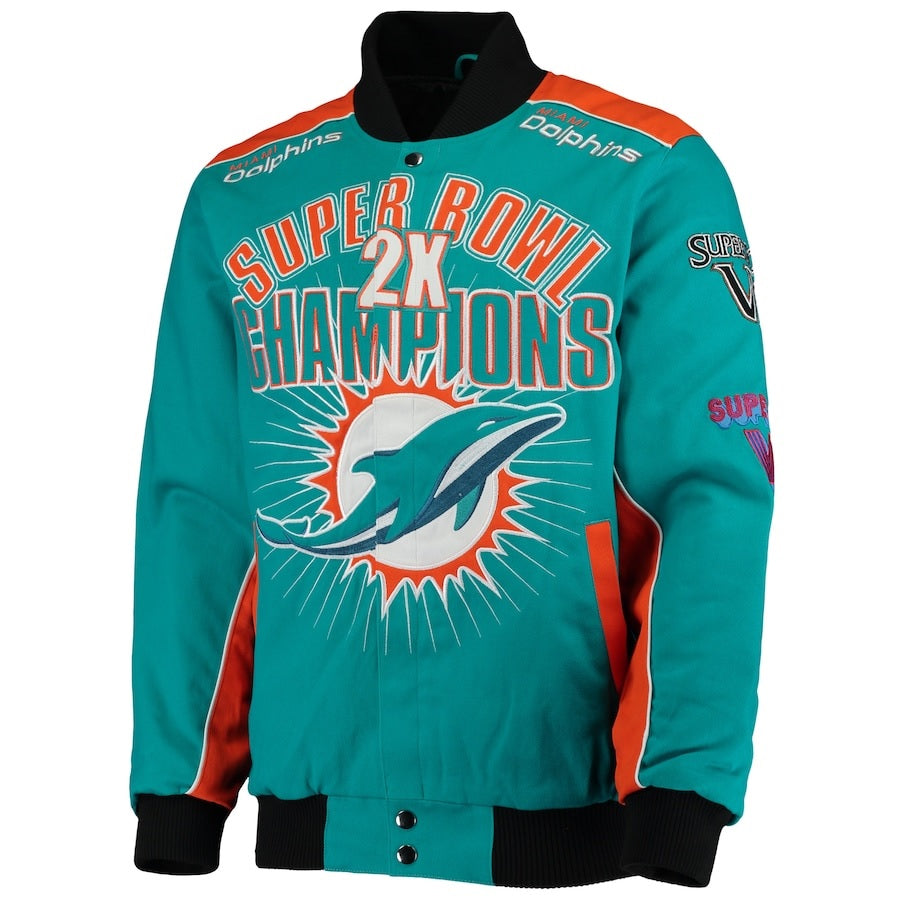 Miami Dolphins Super Bowl Champions Jacket Rackup