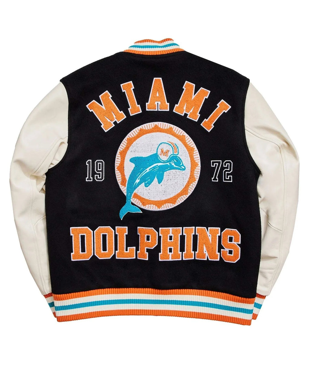 Miami Dolphins Wool Varsity Jacket WorthVee