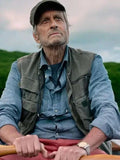 Michael Douglas Looking Through Water 2025 Green Vest Clanton Jacket