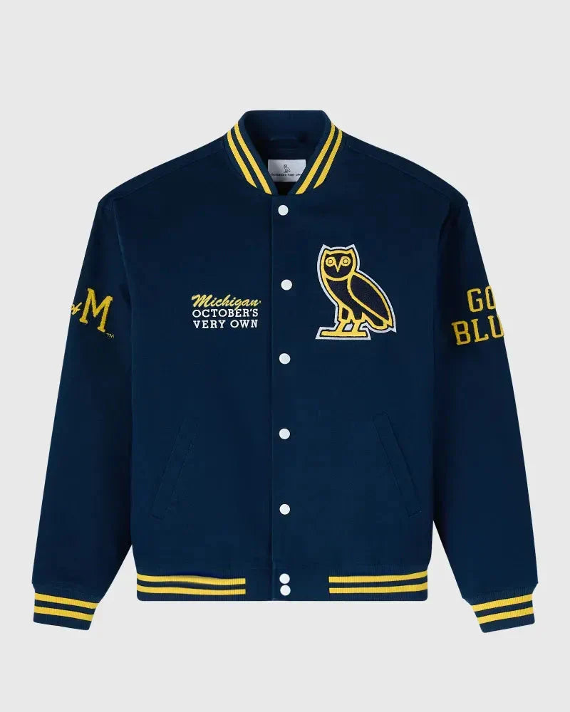 Michigan Wolverines Varsity Jacket Clanton Jacket