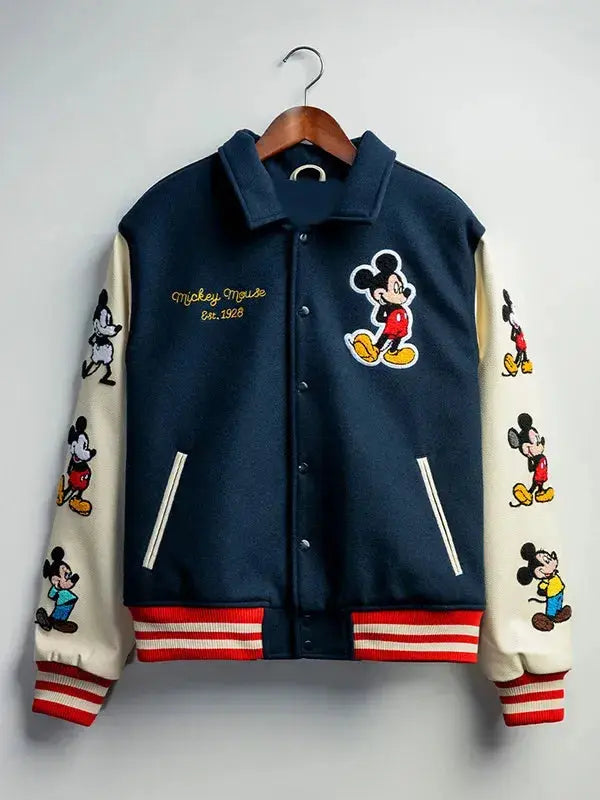 Mickey Mouse Est.1928 Wool Varsity Jacket WorthVee