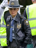 Mila Kunis Wake Up Dead Man Bomber Leather Jacket WorthVee
