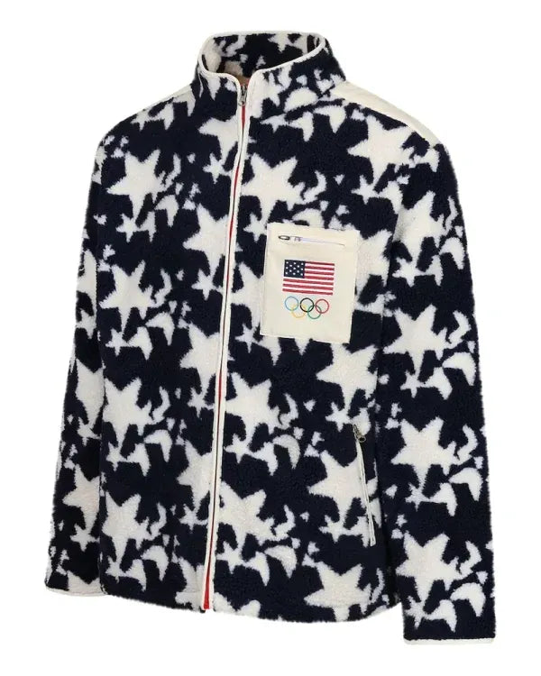 Milano Cortina 2026 Winter Olympics Team USA Sherpa Jacket