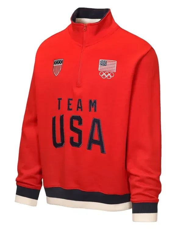 Milano Cortina 2026 Winter Olympics Team USA Red Jacket