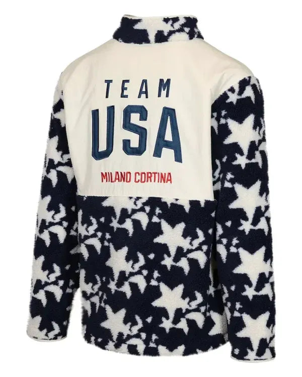 Milano Cortina 2026 Winter Olympics Team USA Sherpa Jacket