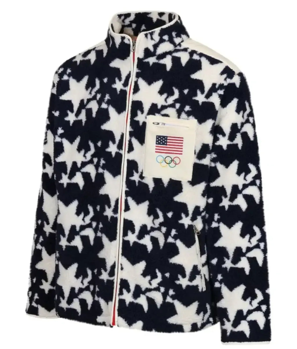 Milano Cortina 2026 Winter Olympics Team USA Sherpa Jacket