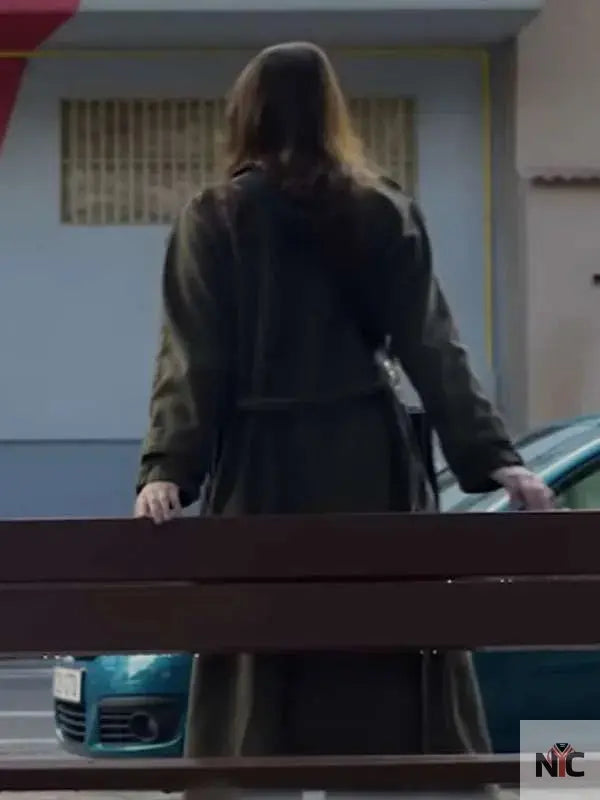 Milena Smit The Snow Girl Green Coat Clanton Jacket