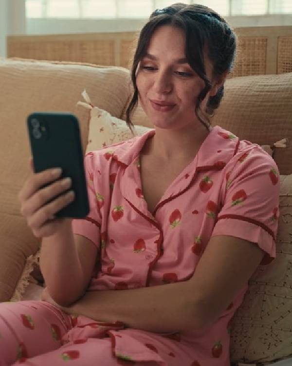 Minding Your Business Clarissa Cozzoni Strawberry Printed Pajama