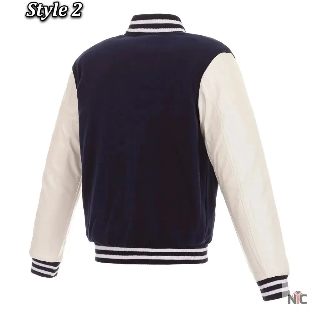 Minnesota Timberwolves Varsity Wool & Leather Jacket Clanton Jacket