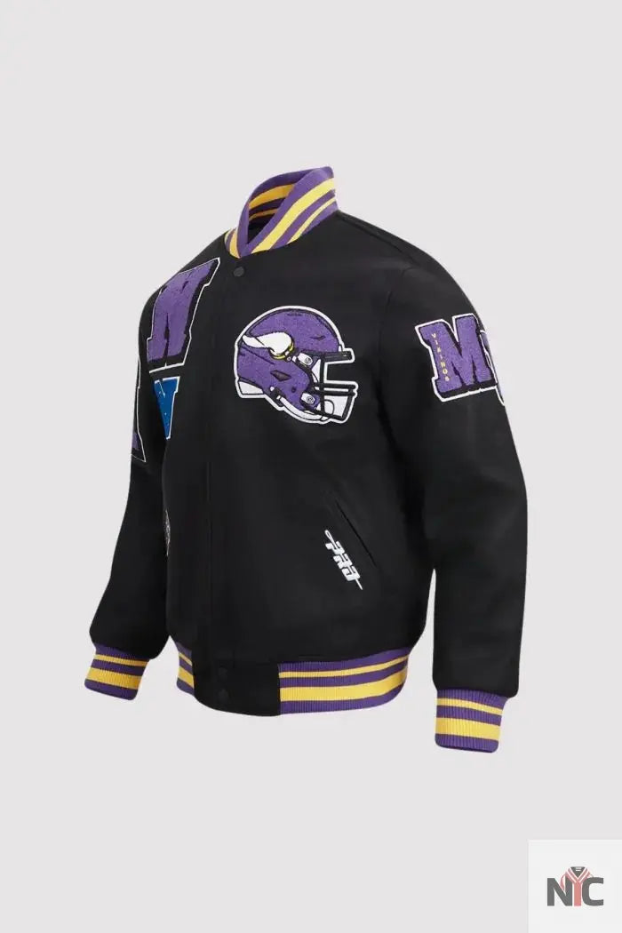 Minnesota Vikings Pro Standard Mashup Varsity Jacket Clanton Jacket