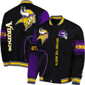Minnesota Vikings JH Design Twill Full-Snap Jacket