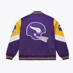 Minnesota Vikings Throw It Back Heavyweight Satin Jacket WorthVee