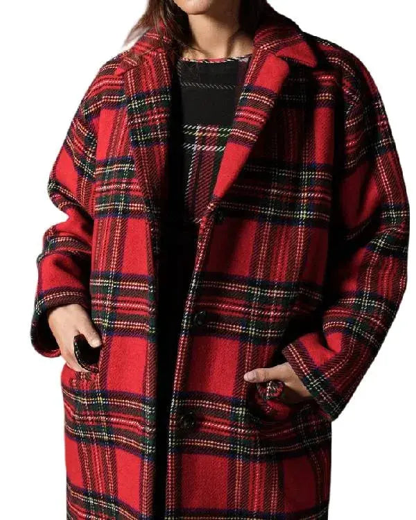 Mistletoe Murders S02 Piper Plaid Coat WorthVee