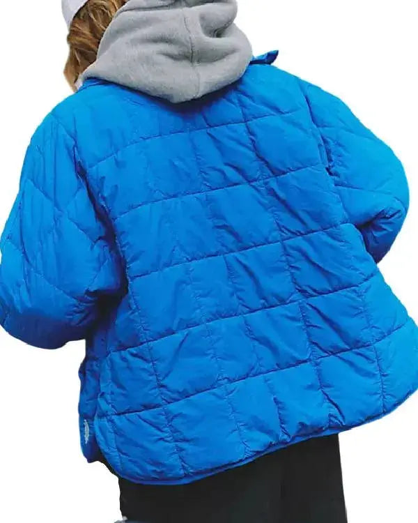 Mistletoe Murders S02 Violet Wilner Blue Quilted Jacket WorthVee