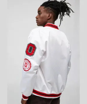 Mitchell & Ness NCAA Ohio State University Varsity Jacket